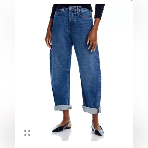 Frame Denim Blue Wide Leg Jeans - Picture 4 of 9